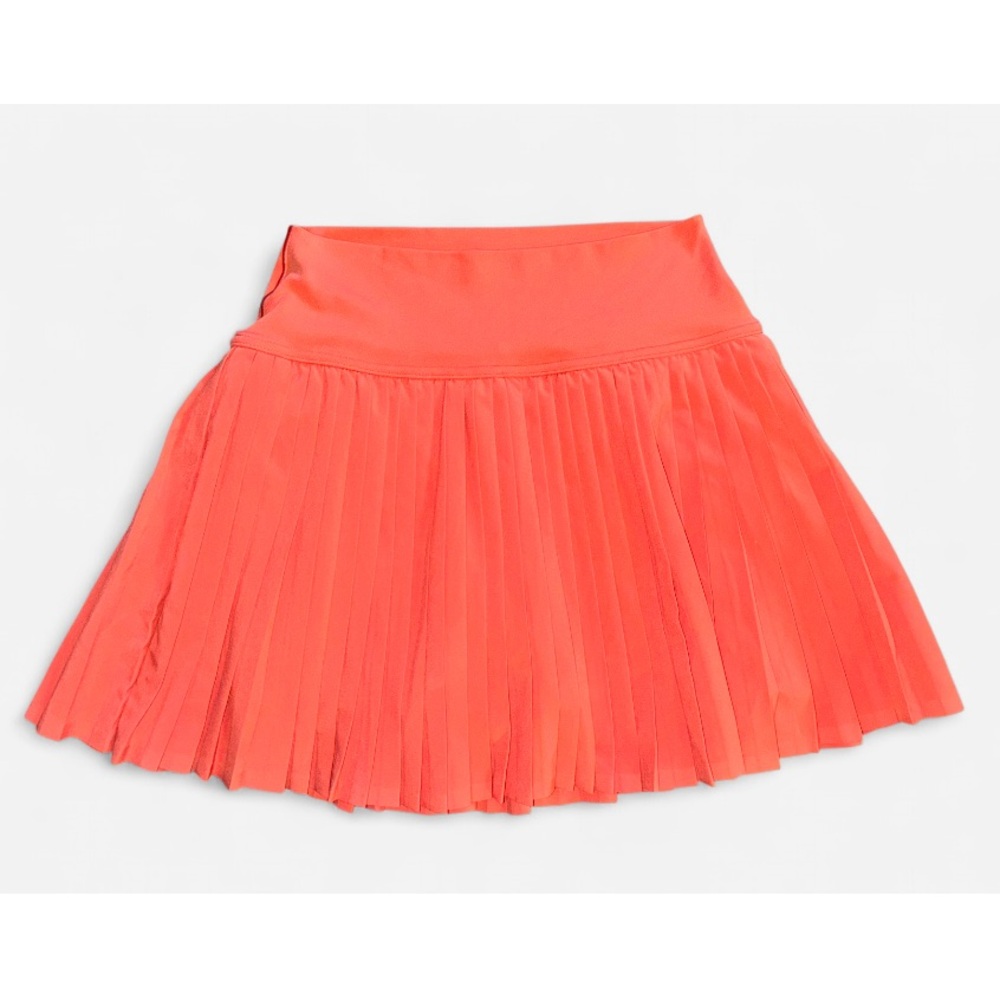 Aerie Offline Pleated Coral Skirt XS